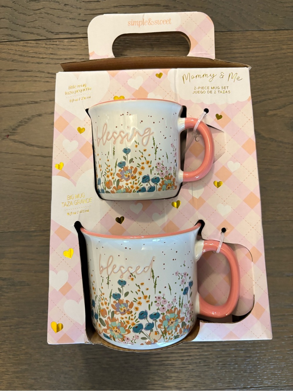 Mommy & me mugs gift set - perfect for Mother’s Day
